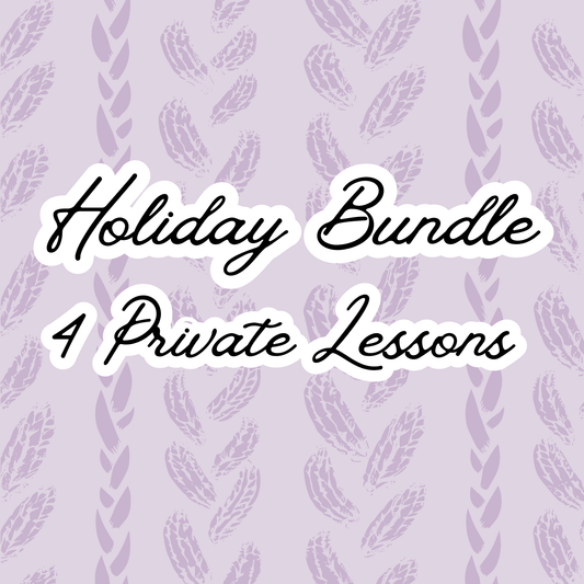 Holiday Bundle- 4 Private Sessions