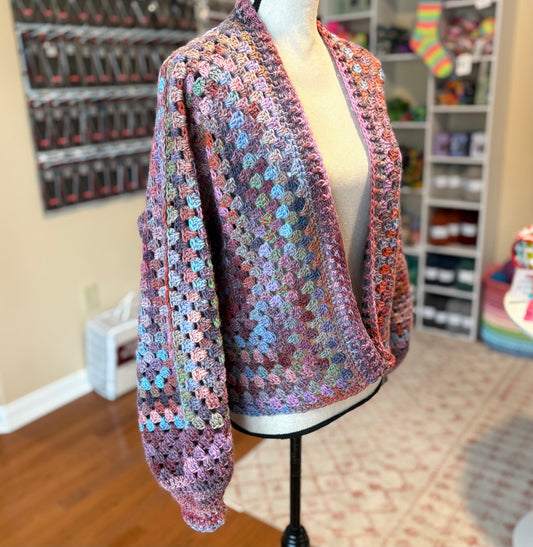 Pattern ONLY - Granny Hexagon Cardigan